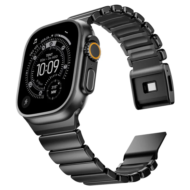 Titanium Magnetic Apple Watch Band | Husk Case